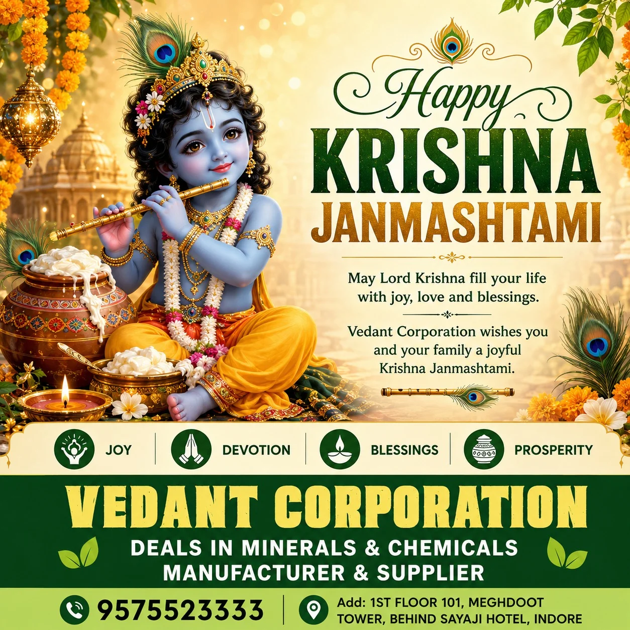 Happy Krishna Janmashtami